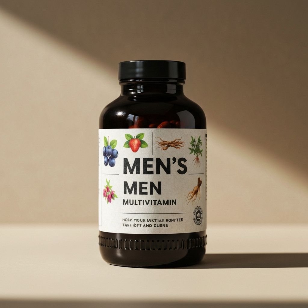 Men's daily multivitamin supplement